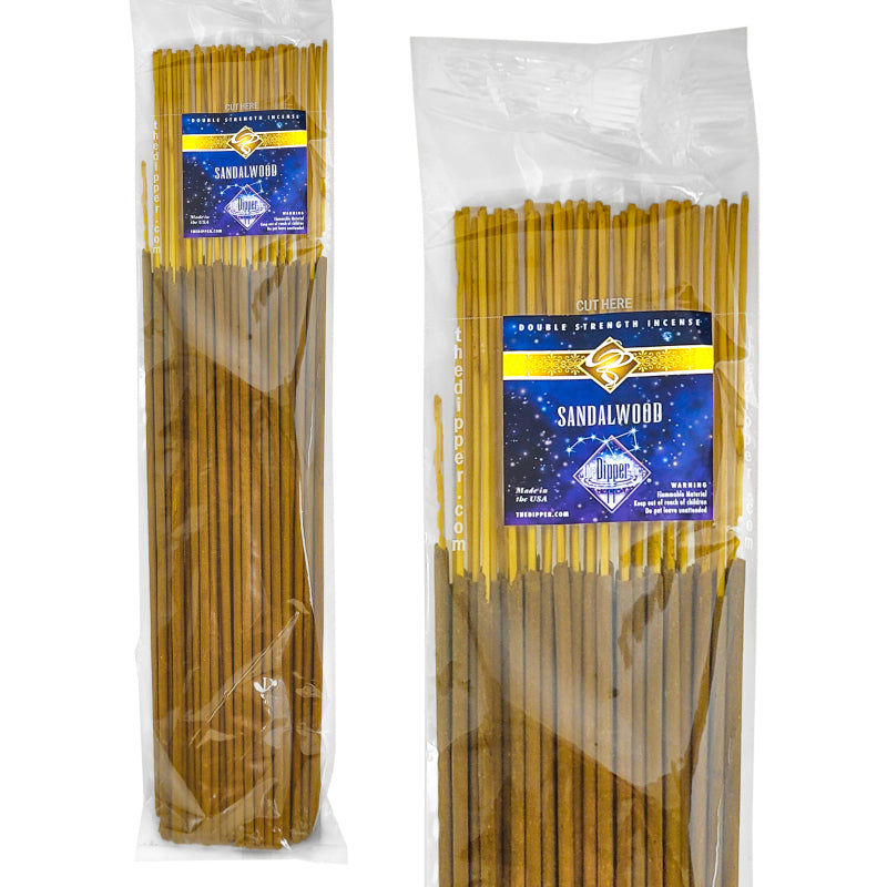 Sandalwood Scent 19" Incense, 50-Stick Pack, by The Dipper