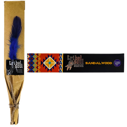 Sandalwood 15g 8" Incense Pack, by Tribal Soul