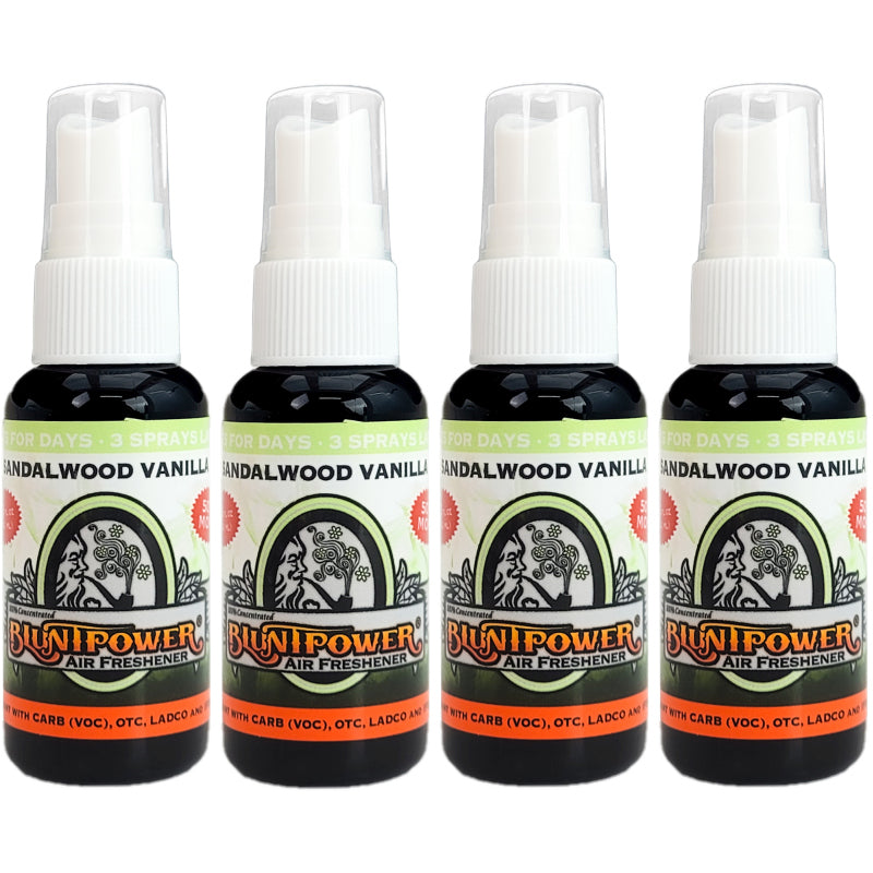Blunt Power Spray 1.5 OZ Sandalwood Vanilla Scent
