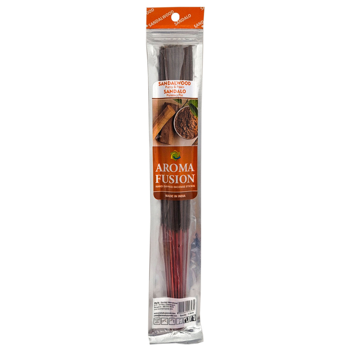 Aroma Fusion 11" Incense Sticks - Sandalwood Scent
