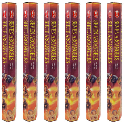 HEM Incense Sticks 20-Stick Hex Packs, Seven Arcangels Scent