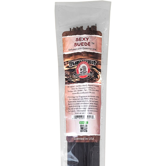 Sexy Suede Scent, 19" BluntEffects Jumbo Incense