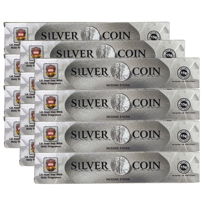 Anand Silver Coin Incense Sticks, 15g Pack