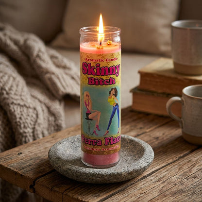 Prepared 7 Day Candle, Skinny Bitch, by Mama Mojo
