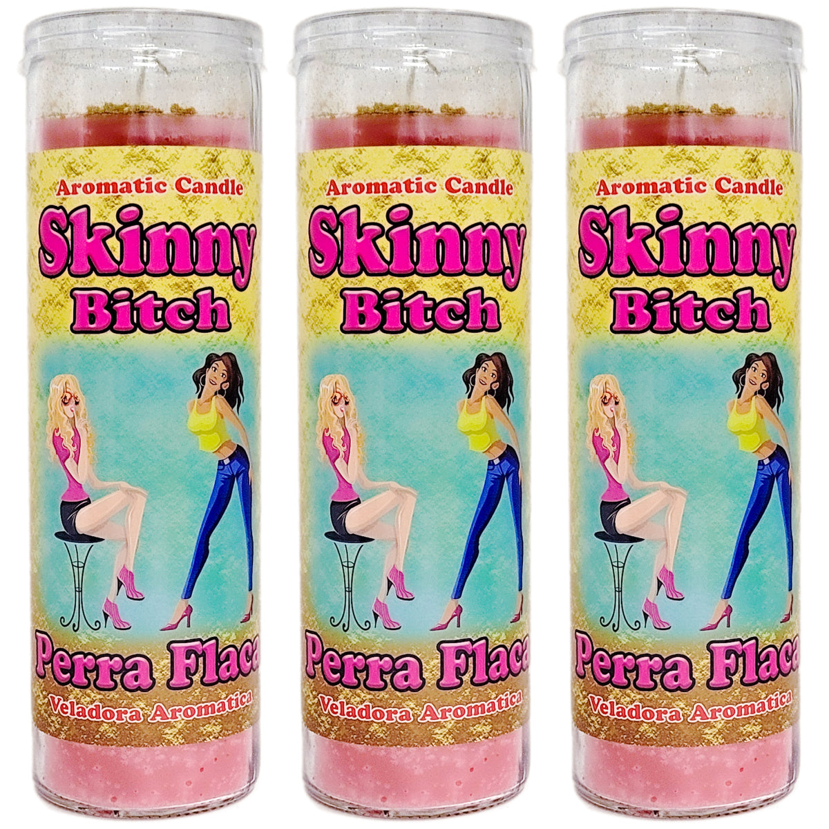 Prepared 7 Day Candle, Skinny Bitch, by Mama Mojo