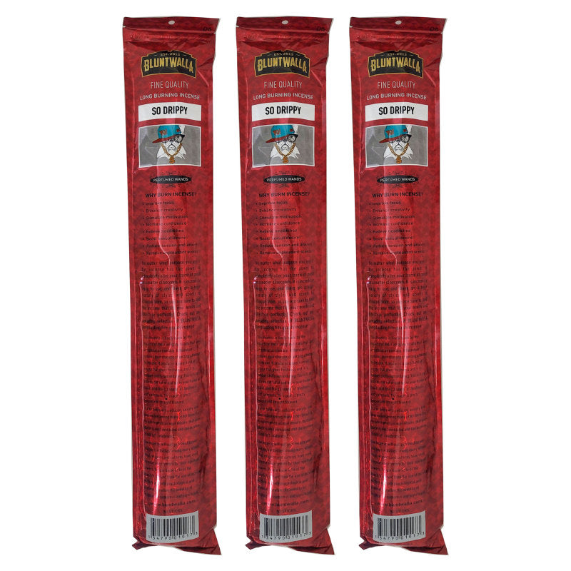 19" Jumbo Bluntwalla So Drippy Scent Incense Pack