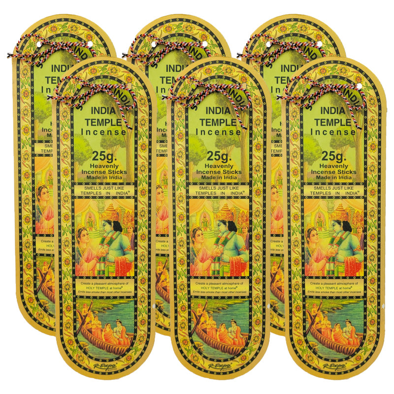 Song of India India Temple Incense Sticks, 25g Pack
