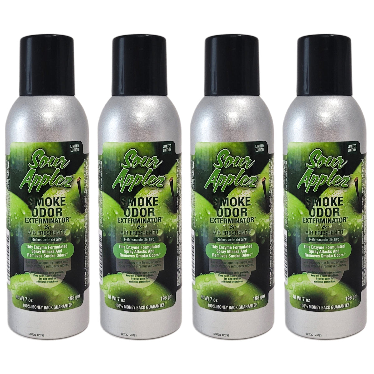 Sour Apple Scent 7oz Smoke Odor Exterminator Aerosol Can Spray