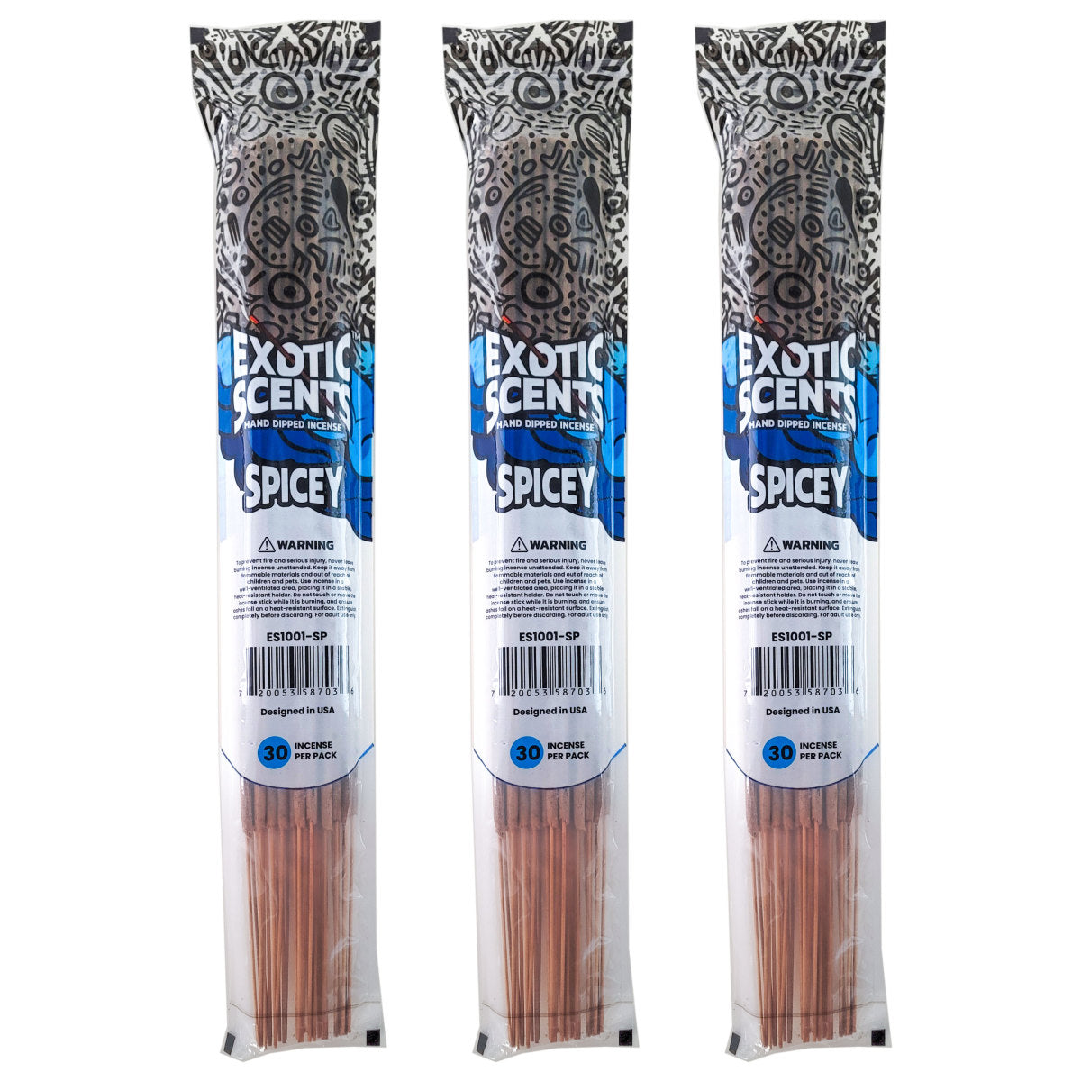 Spicey Scent 19" Exotic Scents Jumbo Incense
