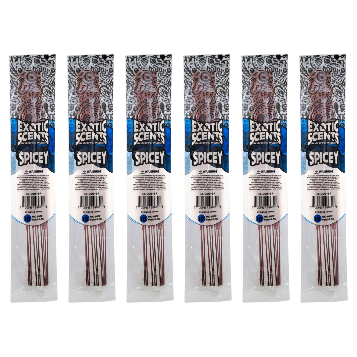 Spicey Scent 11" Exotic Scents Incense