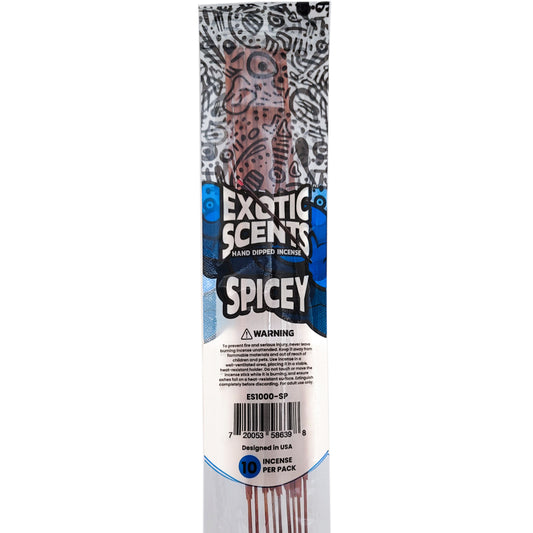 Spicey Scent 11" Exotic Scents Incense