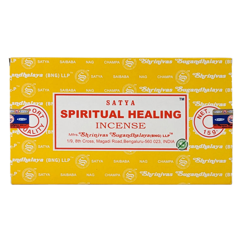 Spiritual Healing Scent Incense Sticks by Satya BNG, 15g Packs