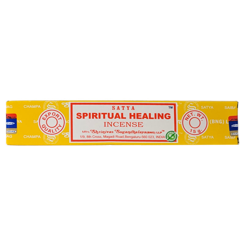 Spiritual Healing Scent Incense Sticks by Satya BNG, 15g Packs