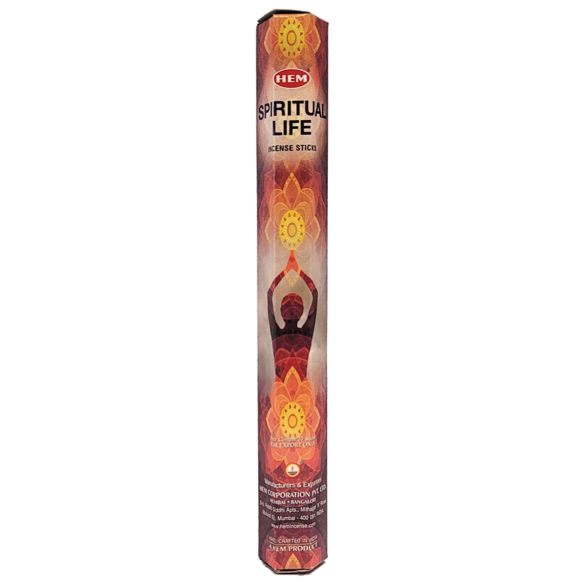 HEM Incense Sticks 20-Stick Hex Packs, Spiritual Life