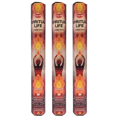 HEM Incense Sticks 20-Stick Hex Packs, Spiritual Life