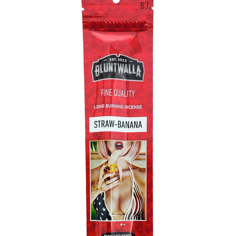 Straw-Banana 11" Bluntwalla Incense Pack
