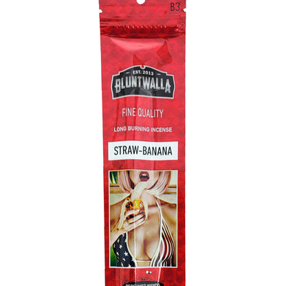 Straw-Banana 11" Bluntwalla Incense Pack