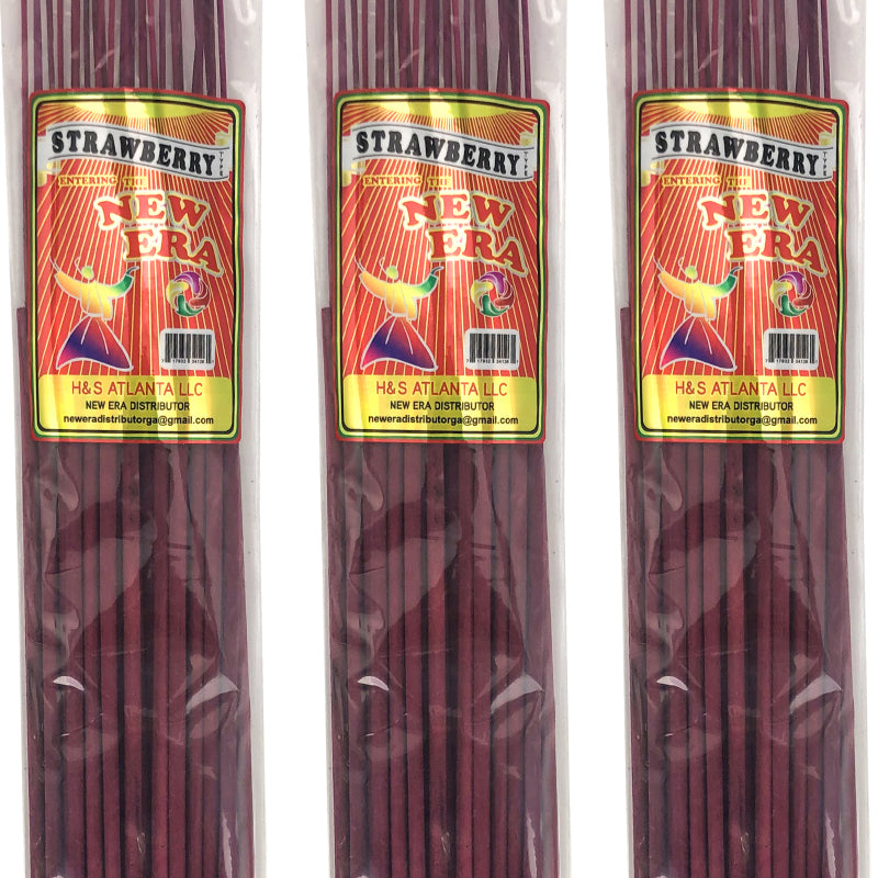 Strawberry Scent, New Era 19" Jumbo Incense