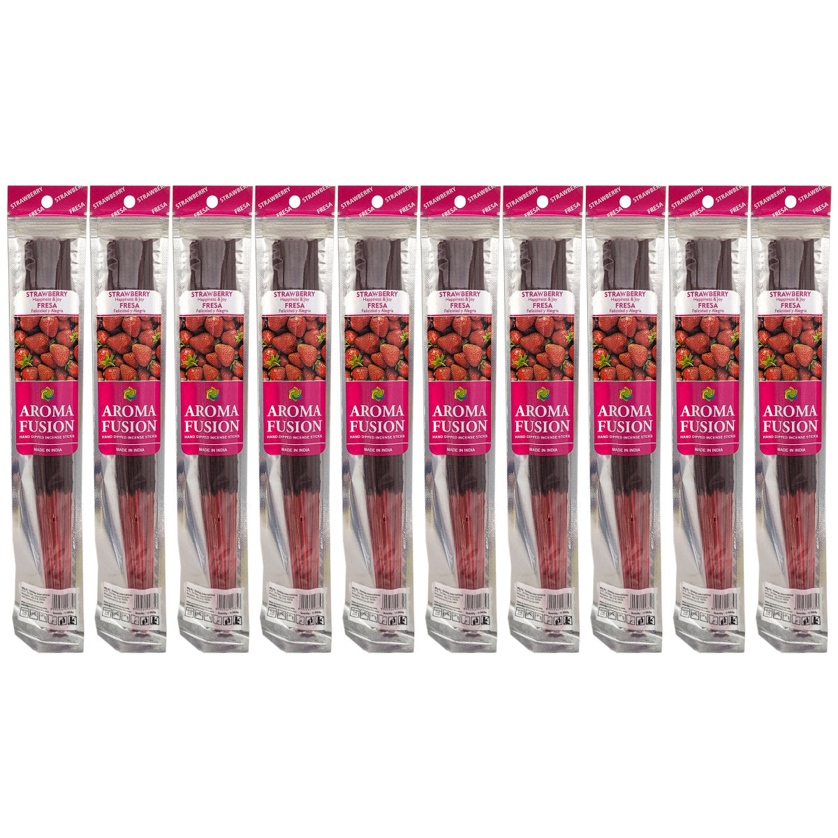 Aroma Fusion 11" Incense Sticks - Strawberry Scent