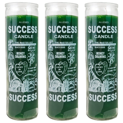 7 Day Candle, Success (Green)