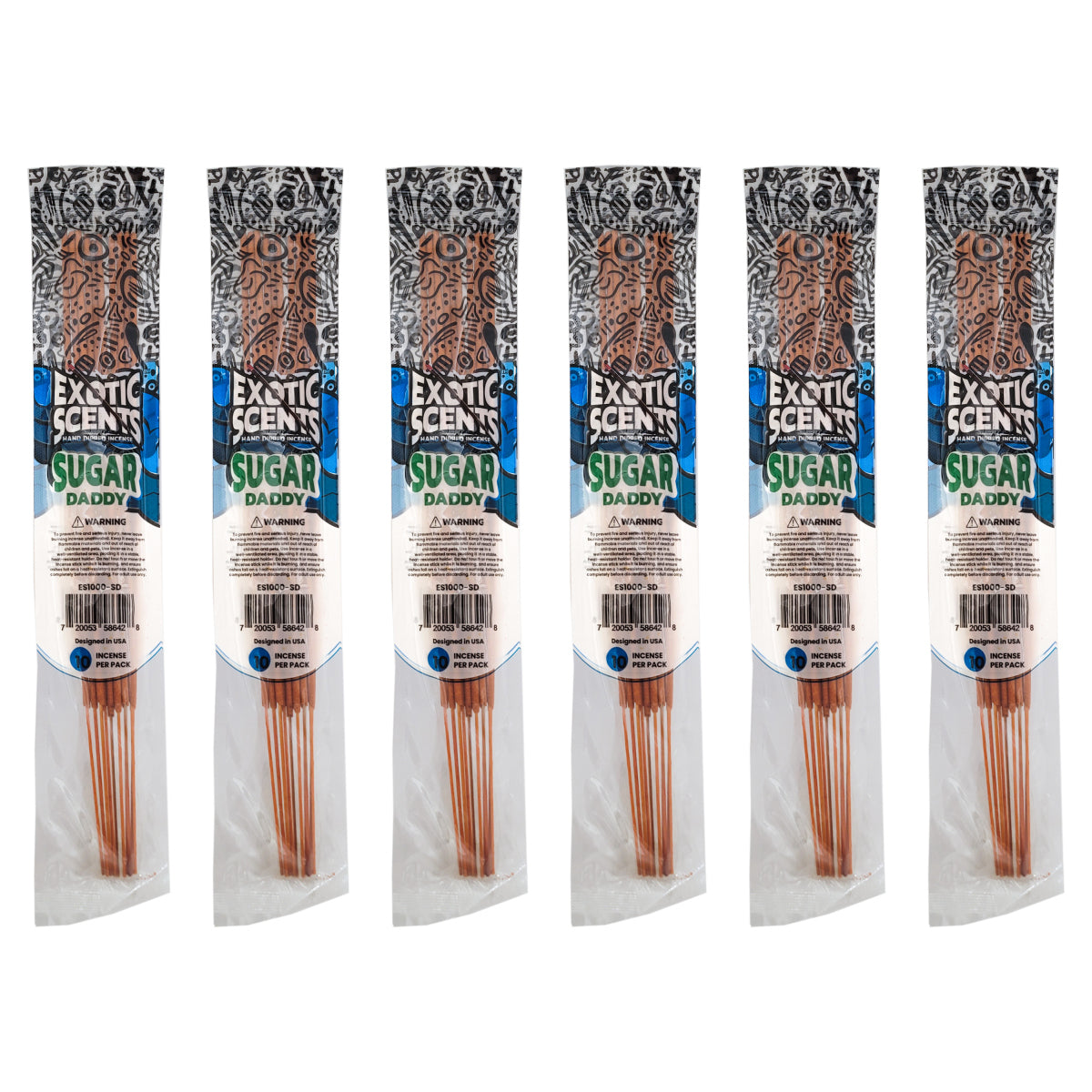 Sugar Daddy Scent 11" Exotic Scents Incense