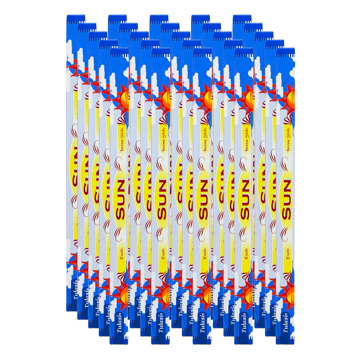 Sun Tulasi 9" Incense Sticks, 8ct Square Packs