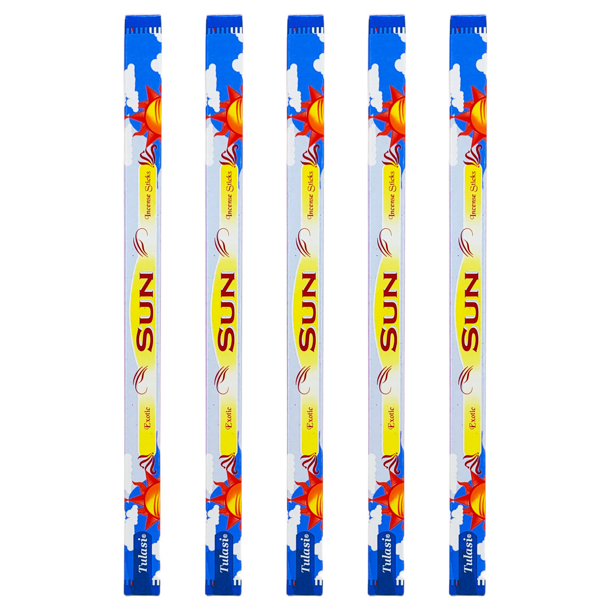 Sun Tulasi 9" Incense Sticks, 8ct Square Packs