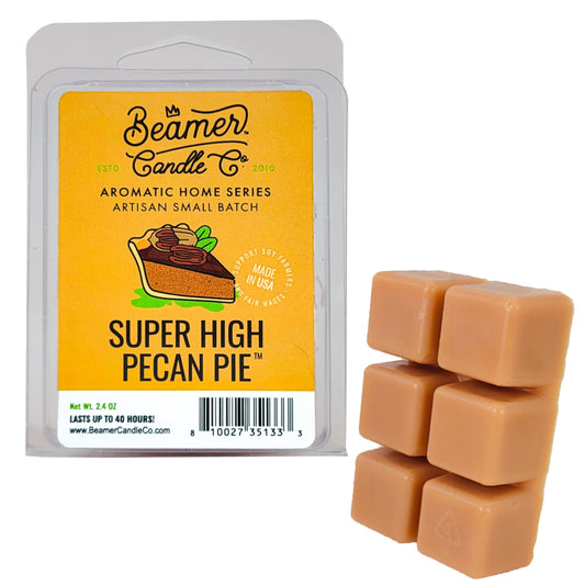 Super High Pecan Pie Scent, Wax Drop Melts Aromatic Home Series, by Beamer Candle Co