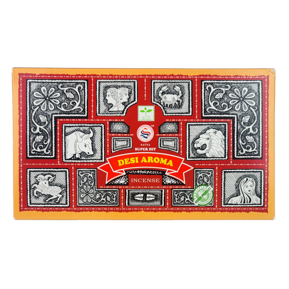 Super Hit Desi Aroma Scent Incense Sticks by Satya BNG, 15g Packs
