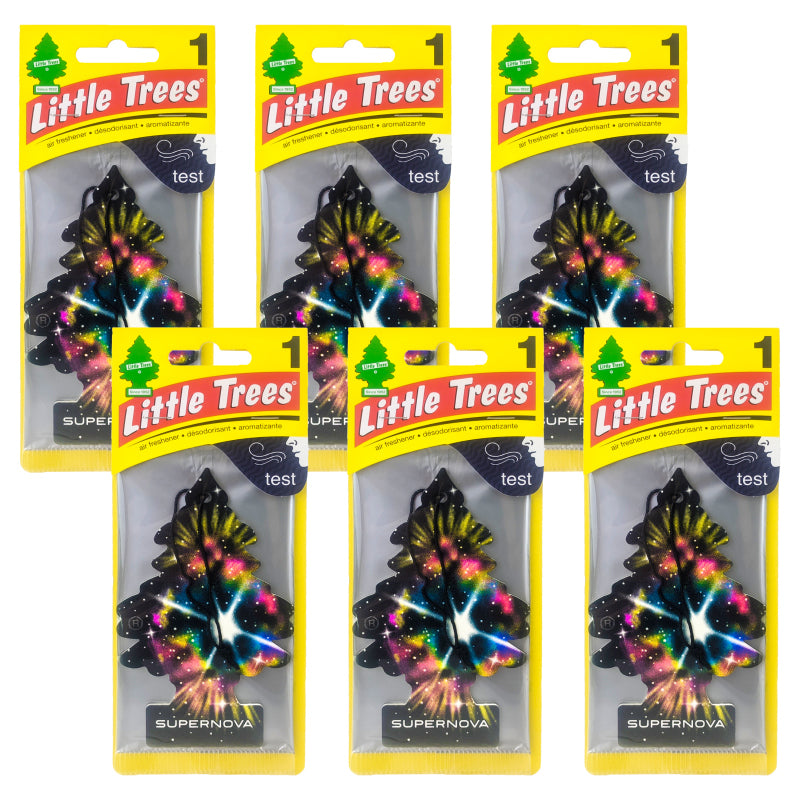 LITTLE TREES Car Air Freshener Hanging Paper Tree, WILD HEMP, 3 Pack