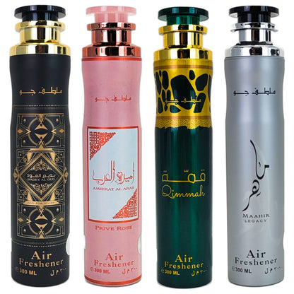 4-PACK SAMPLER #L3 Lattafa 300ml Aerosol Air Freshener Sprays