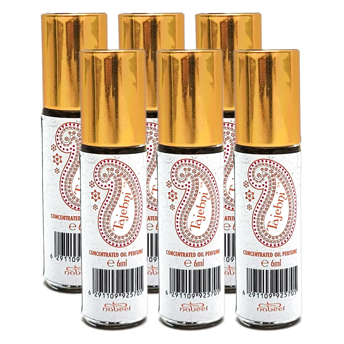 6ml Roll-On Body Oil Perfume, Tajebni Scent by Nabeel