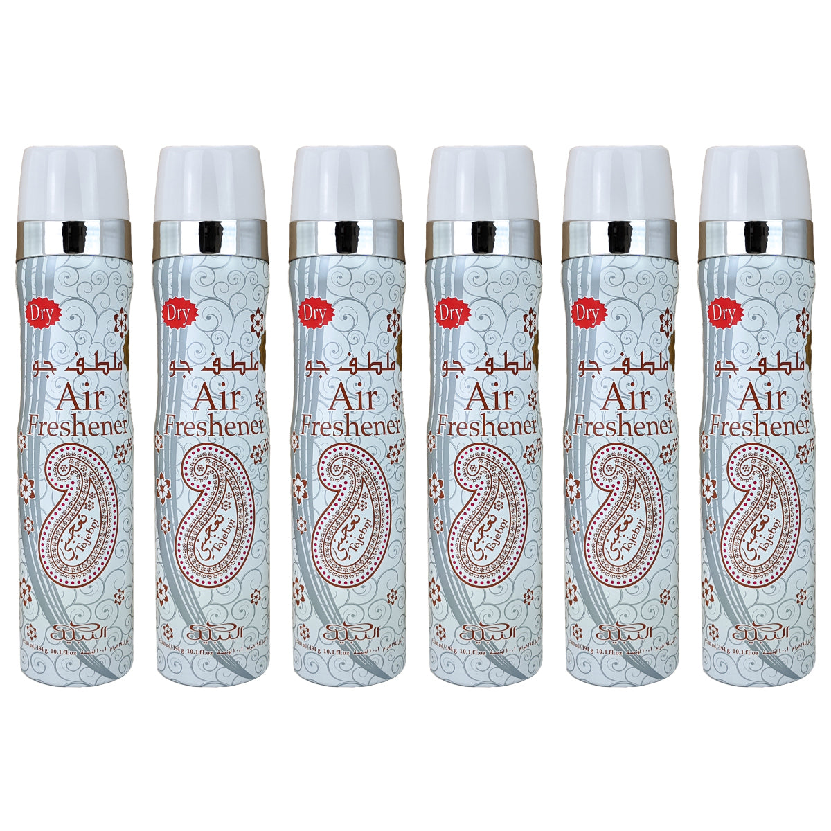 Tajebni Scent Dry Aerosol Air Freshener Spray, 300ml, by Nabeel