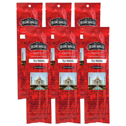 8" Short Bluntwalla Incense Packs, Taj Mahal Scent