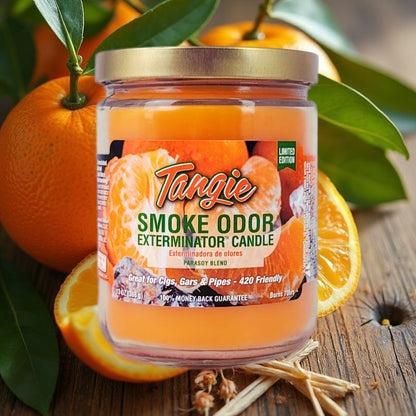 Tangie 4" Odor Exterminator Glass Jar Candle 13oz