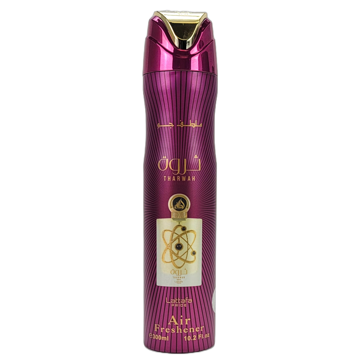Tharwah GOLD Aerosol Air Freshener Spray, 300ml, by Lattafa