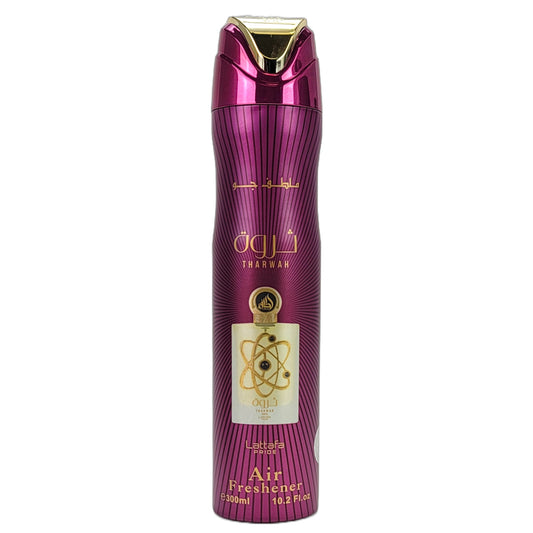 Tharwah GOLD Aerosol Air Freshener Spray, 300ml, by Lattafa