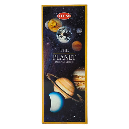 HEM Incense Sticks 20-Stick Hex Packs, The Planet