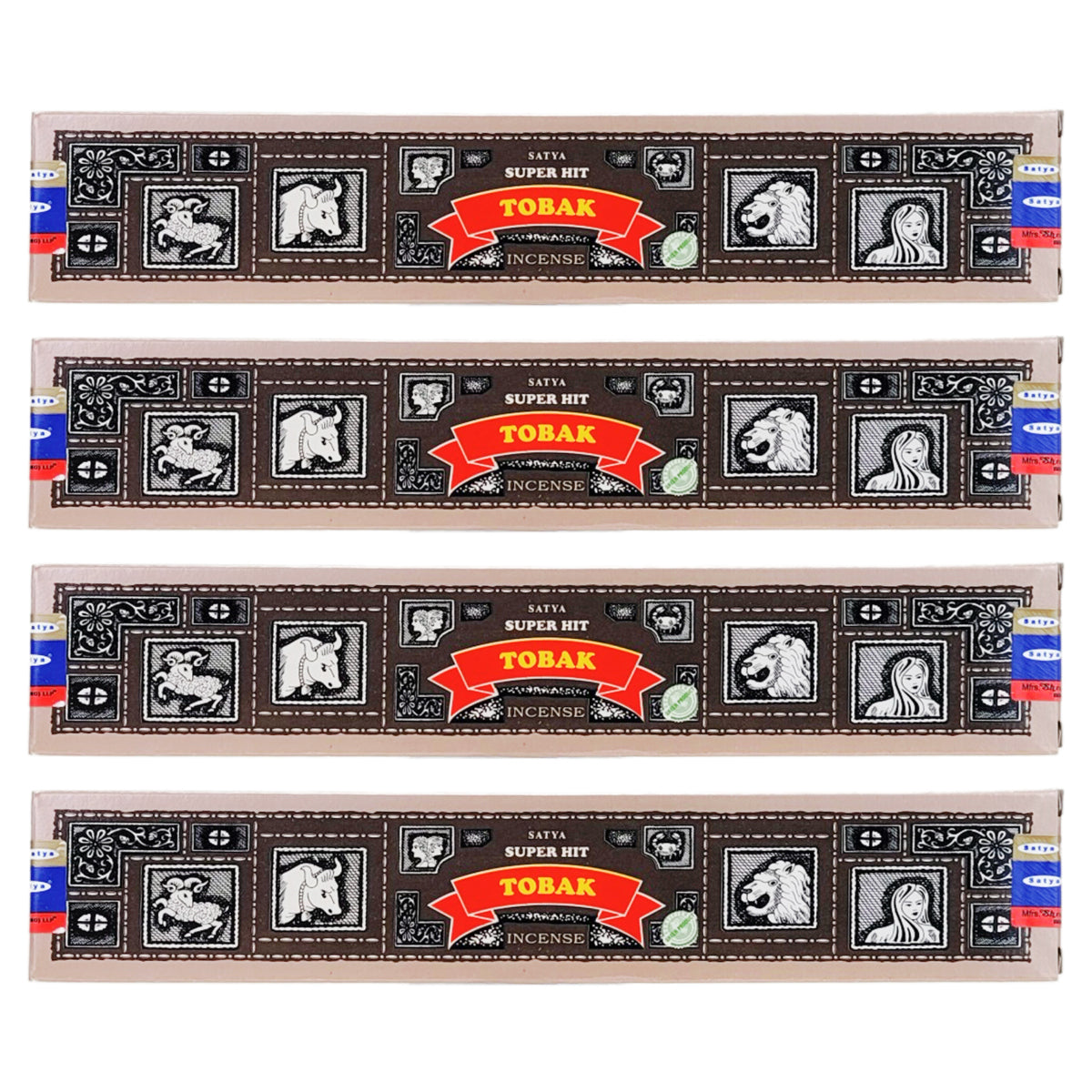 Super Hit Tobak Scent Incense Sticks by Satya BNG, 15g Packs