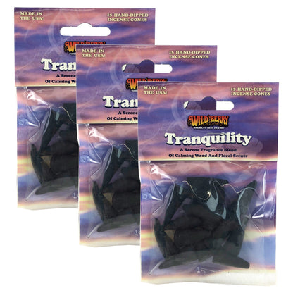 Tranquility Wild Berry Incense Cones, 15ct Packs