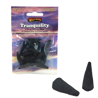 Tranquility Wild Berry Incense Cones, 15ct Packs