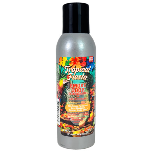 Tropical Fiesta Scent 7oz Smoke Odor Exterminator Aerosol Can Spray