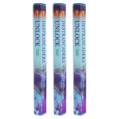 HEM Incense Sticks 20-Stick Hex Packs, Unlock