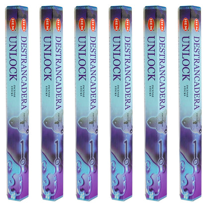 HEM Incense Sticks 20-Stick Hex Packs, Unlock