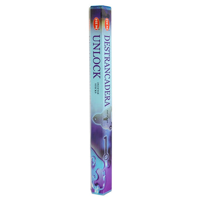 HEM Incense Sticks 20-Stick Hex Packs, Unlock