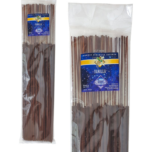 Vanilla Scent 19" Incense, 50-Stick Pack, by The Dipper