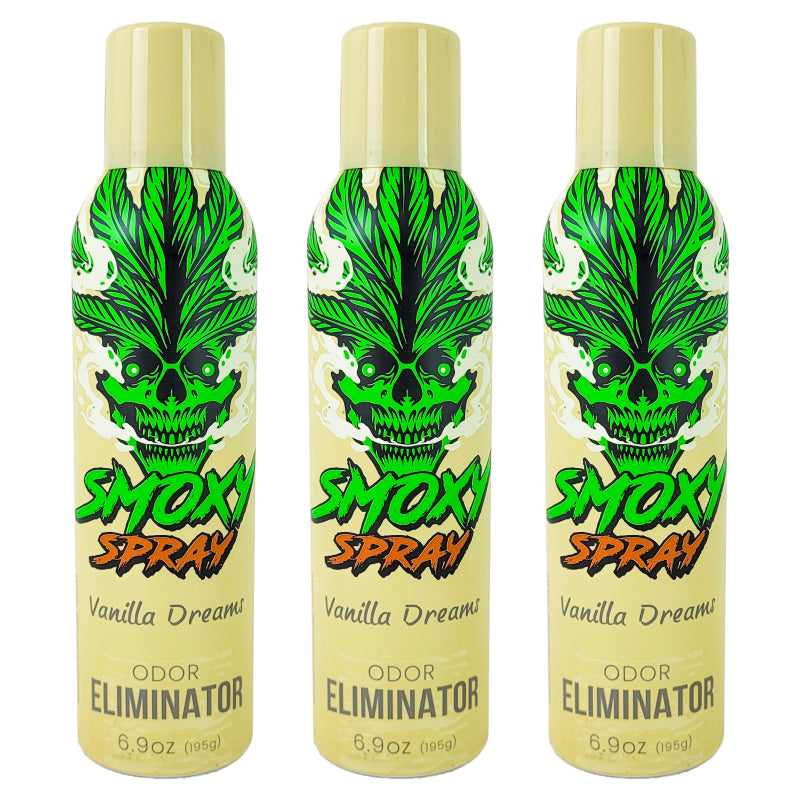 Vanilla Dreams Scent, Smoxy 6.9oz Aerosol Odor Eliminator Sprays