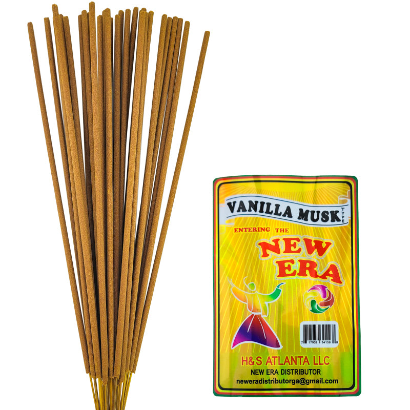 Vanilla Musk Scent, New Era 19" Jumbo Incense