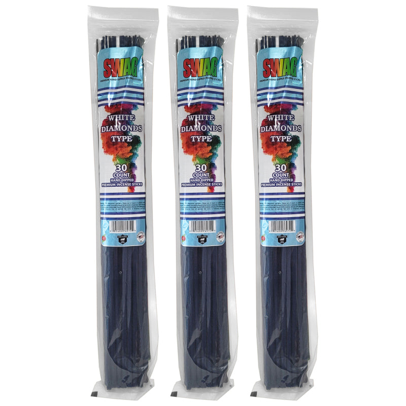 White Diamonds Type Scent 19" SWAG Jumbo Incense