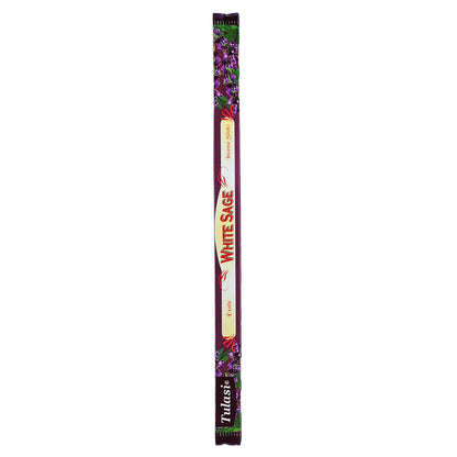 White Sage Tulasi 9" Incense Sticks, 8ct Square Packs